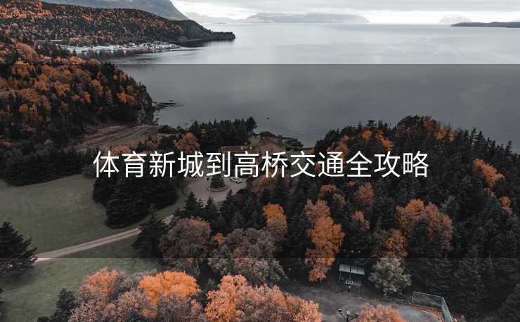体育新城到高桥交通全攻略