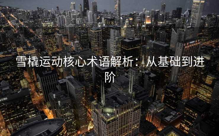 雪橇运动核心术语解析：从基础到进阶